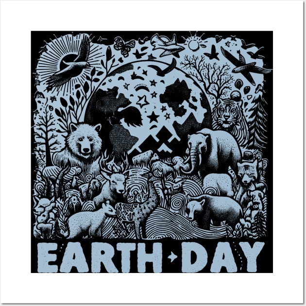 Earth day Wall Art by MZeeDesigns